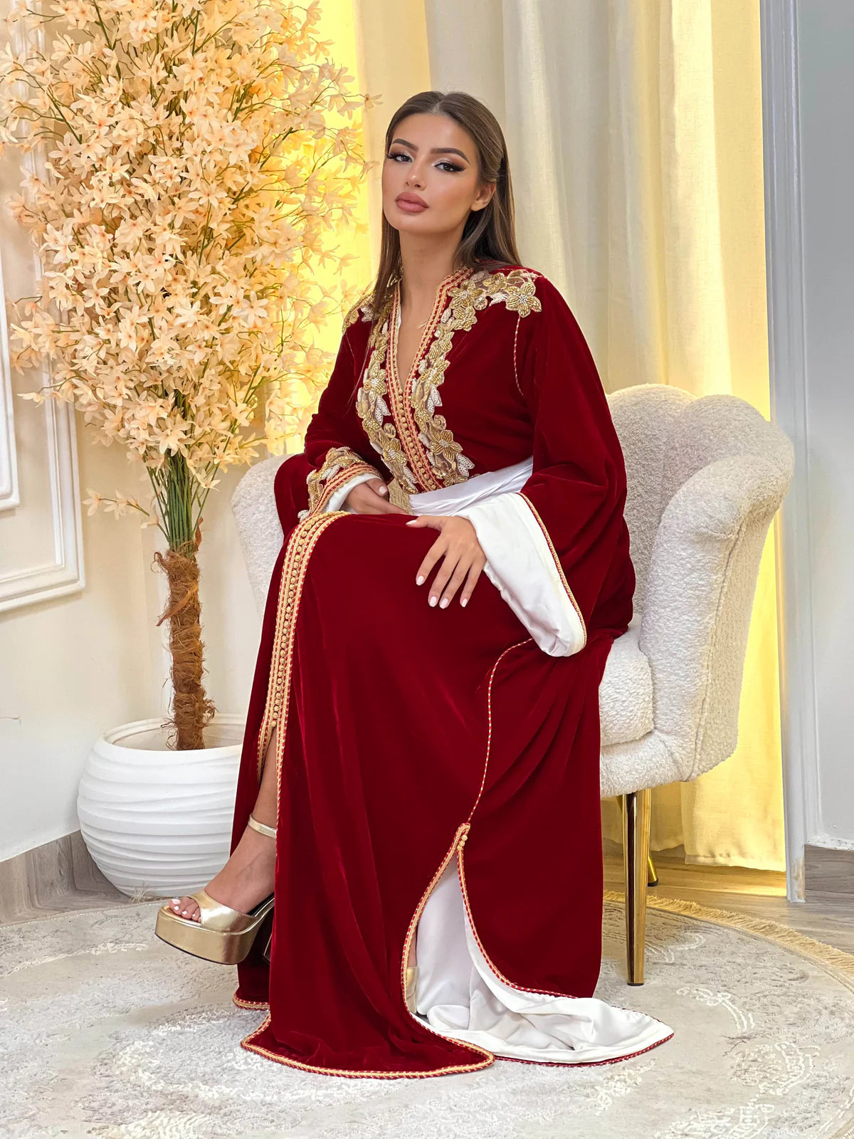 caftan en coton