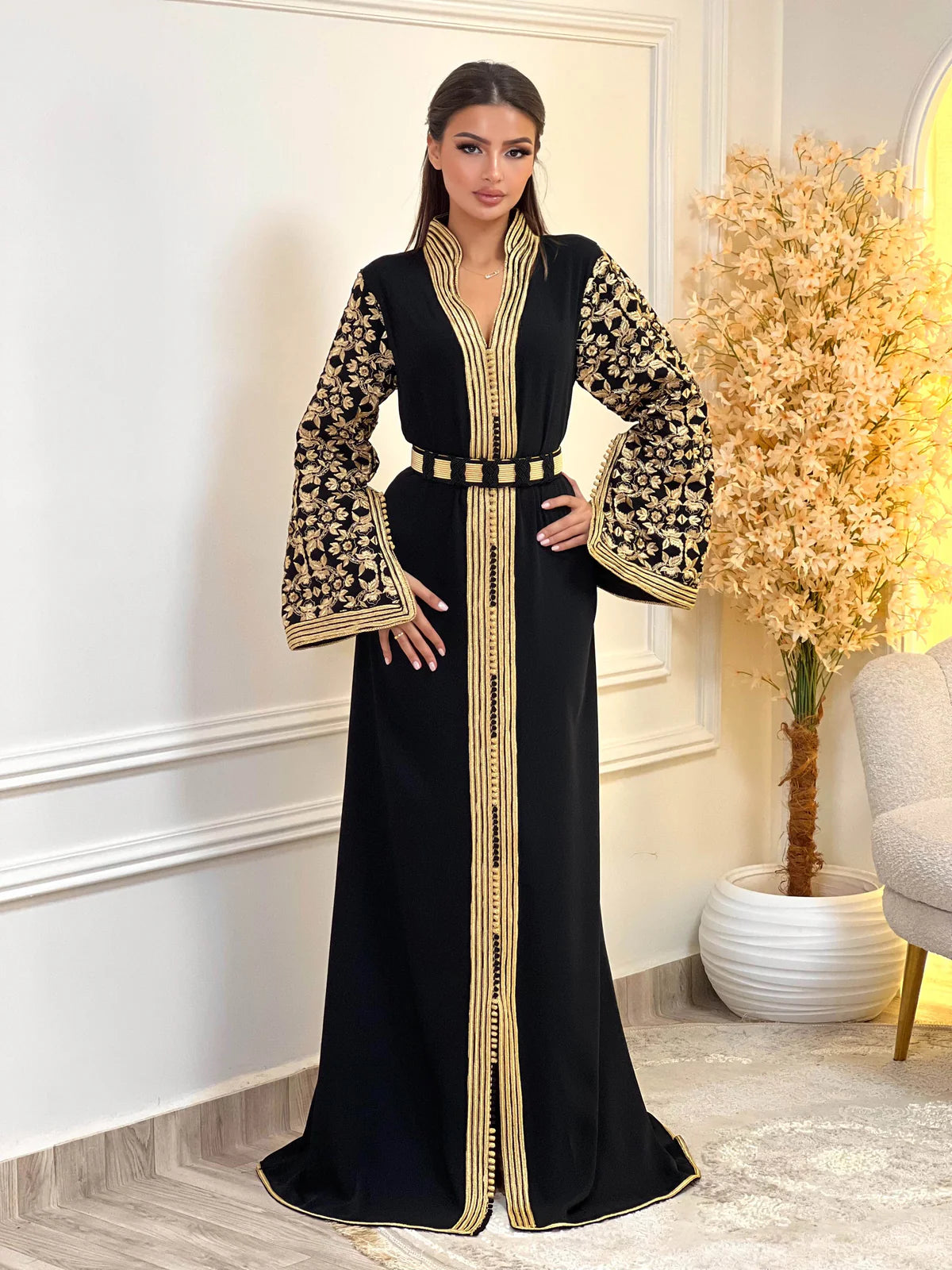 Caftan Fajr — Robe Caftan Marocaine Faite à la Main