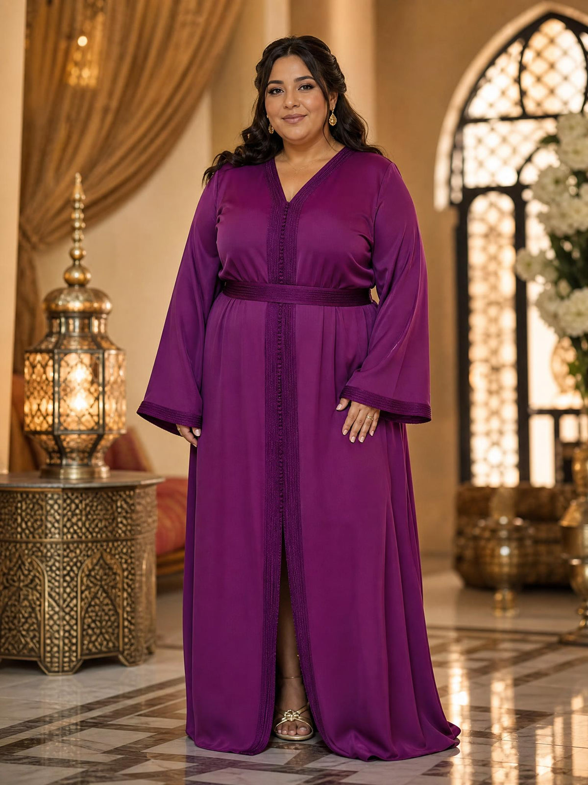 Takchita Douaa — Tenue Cérémoniale Marocaine Deux Pièces \u2014 plus-size model