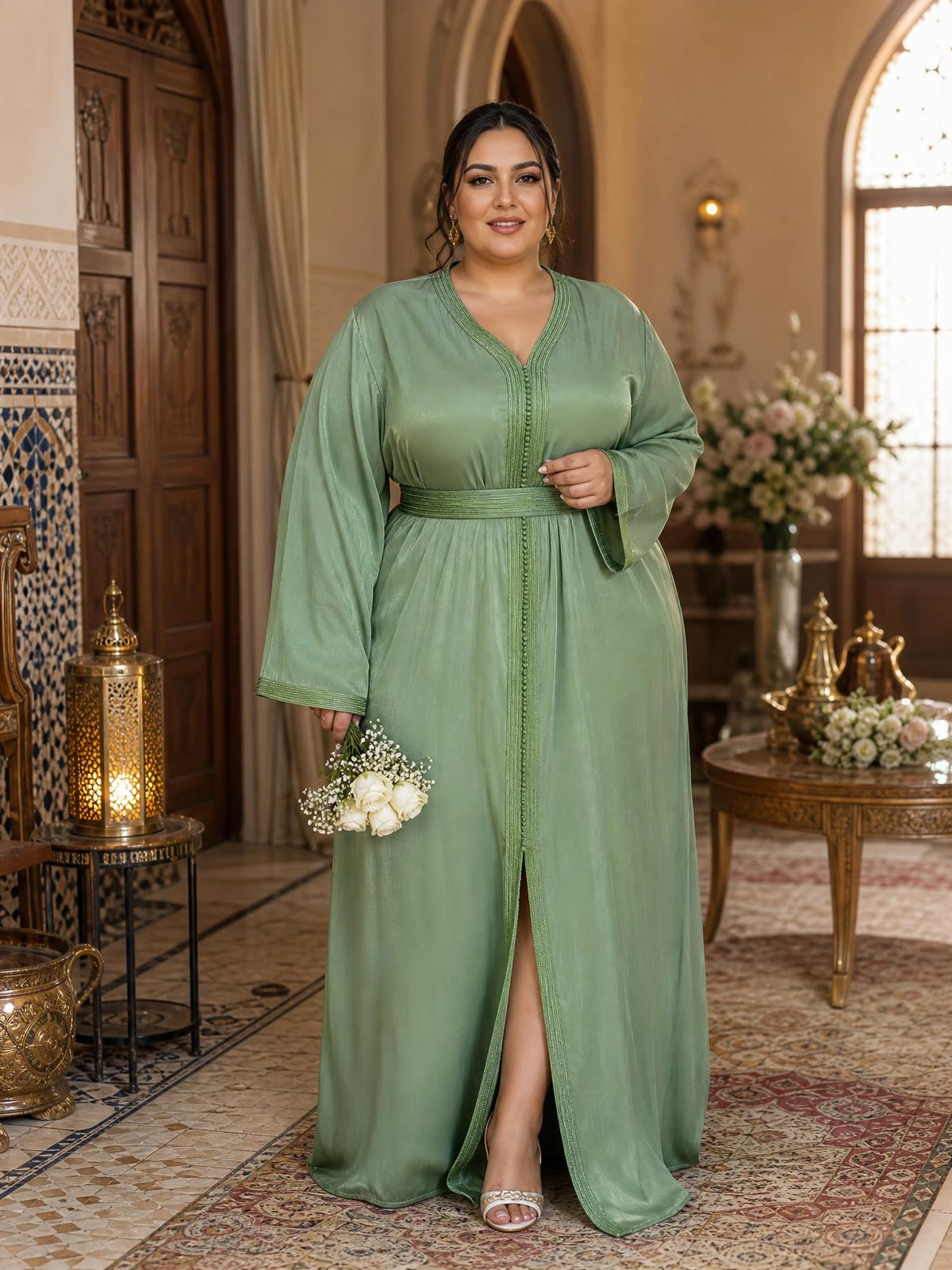 Takchita Hala — Tenue Cérémoniale Marocaine Deux Pièces \u2014 plus-size model